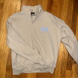 White Fox Boutique Light Gray Sweatshirt